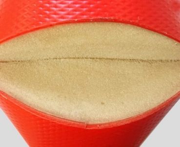 Mała boja kotwiczna z prętem oczkowym, pomarańczowa, 25 litrów, PE, stal nierdzewna, PU